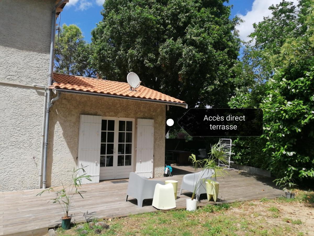 Studio Cosy Aux Portes De Bordeaux Et Saint Emilion Yvrac ภายนอก รูปภาพ